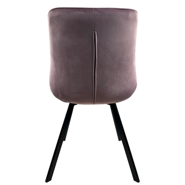 Καρέκλα Τραπεζαρίας ArteLibre BRISA Σάπιο Μήλο/Μαύρο Βελούδο/Μέταλλο 53x60x85cm