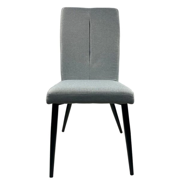 Καρέκλα Τραπεζαρίας ArteLibre FANDANGO Γκρι/Μαύρο Ύφασμα/Μέταλλο 43x56x97cm