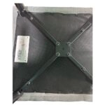 Καρέκλα Τραπεζαρίας ArteLibre FANDANGO Γκρι/Μαύρο Ύφασμα/Μέταλλο 43x56x97cm