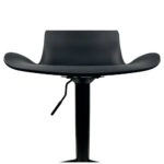 Σκαμπό Bar ArteLibre QUERIDA Μαύρο PP/Μέταλλο 44x45x58/81-79/102cm