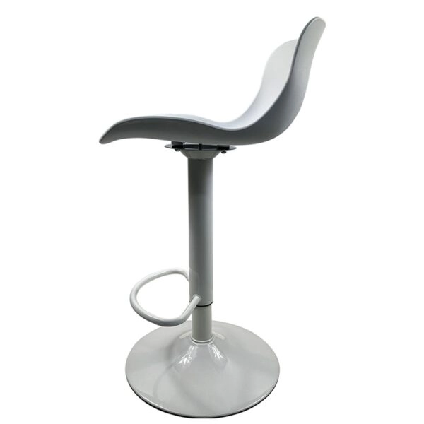 Σκαμπό Bar ArteLibre QUERIDA Λευκό PP/Μέταλλο 44x45x58/81-79/102cm