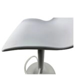 Σκαμπό Bar ArteLibre QUERIDA Λευκό PP/Μέταλλο 44x45x58/81-79/102cm