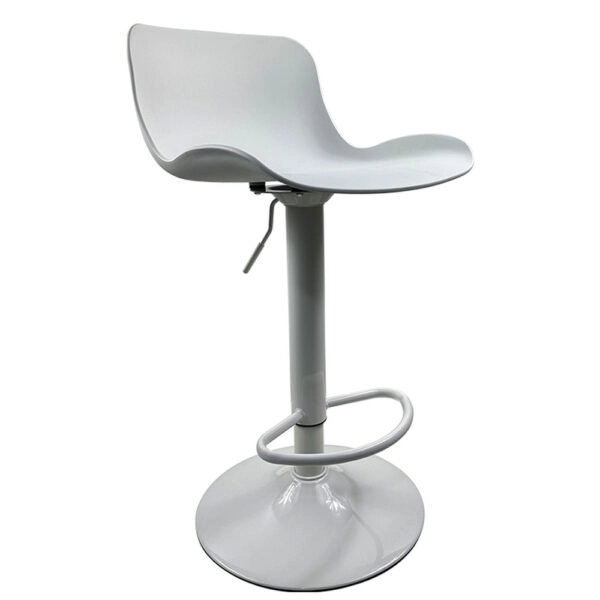 Σκαμπό Bar ArteLibre QUERIDA Λευκό PP/Μέταλλο 44x45x58/81-79/102cm