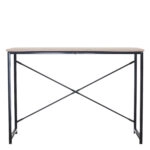 Γραφείο ArteLibre HALDEN Δρυς/Μαύρο Μοριοσανίδα/Μέταλλο 100x40x70cm