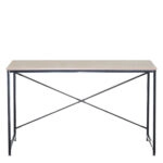 Γραφείο ArteLibre IVERTON Δρυς/Μαύρο Μοριοσανίδα/Μέταλλο 120x60x70cm