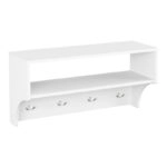 Κρεμάστρα Crosta σε λευκή απόχρωση 80x28x40εκ