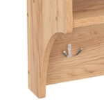 Κρεμάστρα Crosta  σε oak απόχρωση 80x28x40εκ