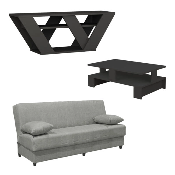 Φοιτητικό πακέτο επίπλων σαλονιού New Living 9 σετ 3 τμχ