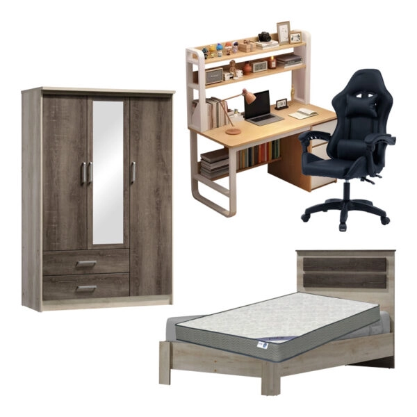 Φοιτητικό πακέτο επίπλων Fluency σετ 5τεμ