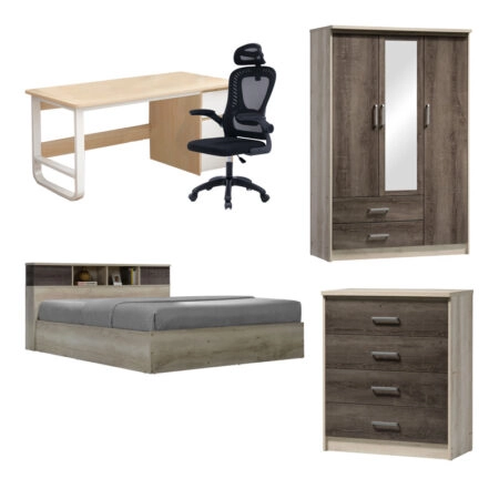 Φοιτητικό πακέτο επίπλων Intermission pakoworld σετ 5τεμ