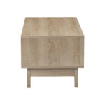 Τραπέζι σαλονιού Judas  σε μαύρο μαρμάρου-sonoma απόχρωση 90x45x38.5εκ