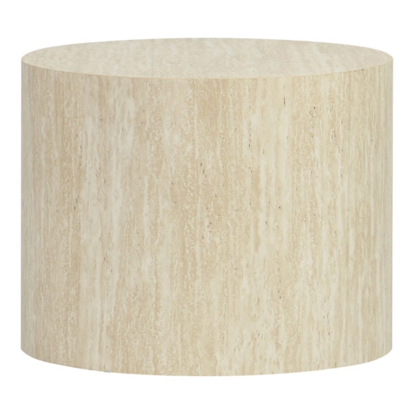 Βοηθητικά τραπεζάκια 2τεμ Zonar  MDF σε όψη τραβερτίνας