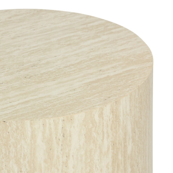 Βοηθητικά τραπεζάκια 2τεμ Zonar  MDF σε όψη τραβερτίνας