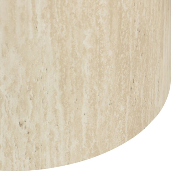 Βοηθητικά τραπεζάκια 2τεμ Zonar  MDF σε όψη τραβερτίνας