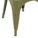 Καρέκλα Utopia μέταλλο σε λαδί απόχρωση 44x44x85εκ