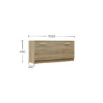 Παπουτσοθήκη Reno Σονόμα 100x32x46cm
