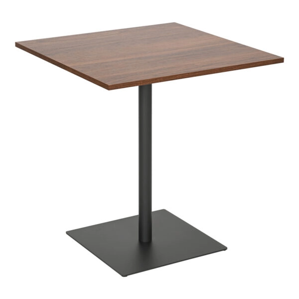 Τραπέζι Nerobian  mdf σε καρυδί απόχρωση 70x70x75εκ