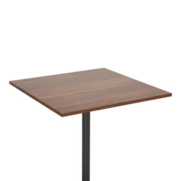 Τραπέζι Nerobian  mdf σε καρυδί απόχρωση 70x70x75εκ