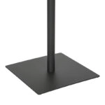 Τραπέζι Nerobian  mdf σε καρυδί απόχρωση 70x70x75εκ