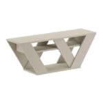 Έπιπλο τηλεόρασης Pipralla Megapap χρώμα ανοιχτό καρυδί 110x30x40εκ.