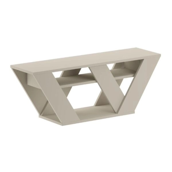 Έπιπλο τηλεόρασης Pipralla Megapap χρώμα ανοιχτό καρυδί 110x30x40εκ.