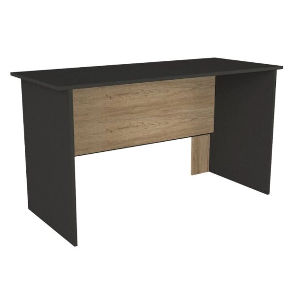 Γραφείο εργασίας Epito Megapap χρώμα ανθρακί - sepet oak 140x59,6x76,8εκ.