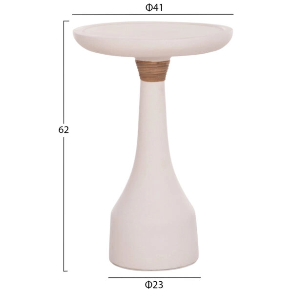 ΒΟΗΘΗΤΙΚΟ ΤΡΑΠΕΖΙ ΓΙΑ ΛΑΜΠΑΤΕΡ TORG HM18170.02 FIBER CEMENT ΛΕΥΚΟ Φ41x62Υεκ.