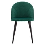 ΚΑΡΕΚΛΑ ODED ΜΕ ΜΕΤΑΛΛΙΚΑ ΜΑΥΡΑ ΠΟΔΙΑ & ΒΕΛΟΥΔΟ ΚΥΠΑΡΙΣΣΙ HM8731.03 49x57x79Υ εκ.