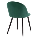 ΚΑΡΕΚΛΑ ODED ΜΕ ΜΕΤΑΛΛΙΚΑ ΜΑΥΡΑ ΠΟΔΙΑ & ΒΕΛΟΥΔΟ ΚΥΠΑΡΙΣΣΙ HM8731.03 49x57x79Υ εκ.