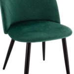 ΚΑΡΕΚΛΑ ODED ΜΕ ΜΕΤΑΛΛΙΚΑ ΜΑΥΡΑ ΠΟΔΙΑ & ΒΕΛΟΥΔΟ ΚΥΠΑΡΙΣΣΙ HM8731.03 49x57x79Υ εκ.