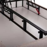 ΚΡΕΒΑΤΙ MILO ΜΕ ΑΠΟΘ.ΧΩΡΟ HM738.22 ΜΠΕΖ ΜΠΟΥΚΛΕ ΥΦΑΣΜΑ ΓΙΑ ΣΤΡΩΜΑ 140x200εκ