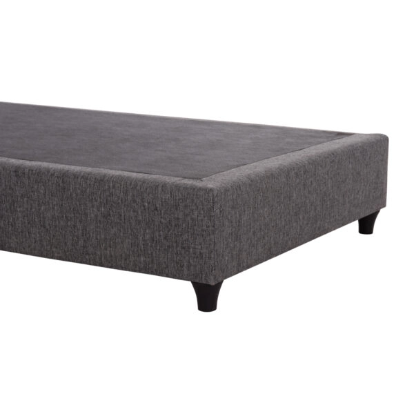 ΚΡΕΒΑΤΙ-ΥΠΟΣΤΡΩΜΑ SIGGY HM722.10 ΧΩΡΙΣ ΑΠΟΘ.ΧΩΡΟ--ΓΚΡΙ ΥΦΑΣΜΑ--ΓΙΑ 90Χ200εκ.