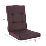 ΜΑΞΙΛΑΡΙ ΥΦΑΣΜΑΤΙΝΟ ΜΕ ΠΛΑΤΗ ΚΑΦΕ 100x46x7 εκ. HM5745.03