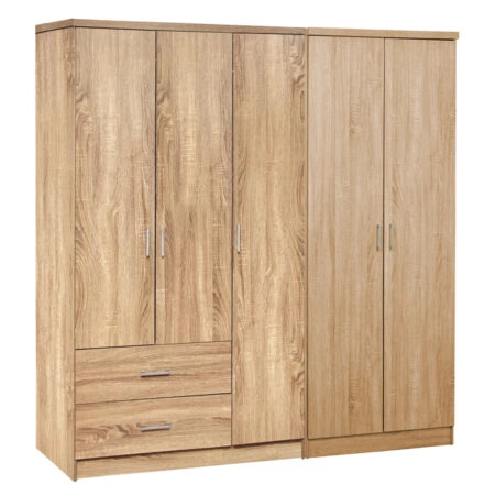 ΝΤΟΥΛΑΠΑ 5ΦΥΛΛΗ CAESAR HM21234.02 ΜΕΛΑΜΙΝΗ ΧΡΩΜΑ SONAMA 150x42.5x181Υεκ