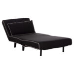 ΠΟΛΥΘΡΟΝΑ ΚΡΕΒΑΤΙ BRAXTON HM8425.03 ΜΑΥΡΟ ΥΦΑΣΜΑ 78x88x78Υεκ.
