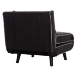 ΠΟΛΥΘΡΟΝΑ ΚΡΕΒΑΤΙ BRAXTON HM8425.03 ΜΑΥΡΟ ΥΦΑΣΜΑ 78x88x78Υεκ.