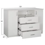 ΣΕΤ ΚΡΕΒΑΤΟΚΑΜΑΡΑΣ 5ΤΜΧ ADLER HM11758.03 ΜΕΛΑΜΙΝΗ ΛΕΥΚΗ-ΓΙΑ ΣΤΡΩΜΑ 160x200εκ