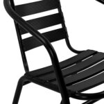 ΣΕΤ ΤΡΑΠΕΖΑΡΙΑΣ 5ΤΜΧ ADAM HM21220 ΚΑΡΕΚΛΕΣ ΜΕΤΑΛΛΙΚΕΣ & ΤΡΑΠΕΖΙ 110x60 ΜΑΥΡΟ