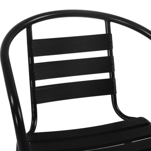 ΣΕΤ ΤΡΑΠΕΖΑΡΙΑΣ 5ΤΜΧ ADAM HM21220 ΚΑΡΕΚΛΕΣ ΜΕΤΑΛΛΙΚΕΣ & ΤΡΑΠΕΖΙ 110x60 ΜΑΥΡΟ