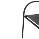 ΣΕΤ ΤΡΑΠΕΖΑΡΙΑΣ 5ΤΜΧ REDAN HM21223.01 ΤΡΑΠΕΖΙ & 4 ΠΟΛΥΘΡΟΝΕΣ ΣΕ ΜΑΥΡΟ