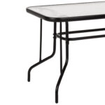 ΣΕΤ ΤΡΑΠΕΖΑΡΙΑΣ 5ΤΜΧ REDAN HM21223.01 ΤΡΑΠΕΖΙ & 4 ΠΟΛΥΘΡΟΝΕΣ ΣΕ ΜΑΥΡΟ