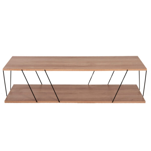 ΣΥΝΘΕΣΗ ΣΑΛΟΝΙΟΥ 2ΤΜΧ TARS HM11771.11 ΜΕΛΑΜΙΝΗ-ΜΕΤΑΛΛΟ ΦΥΣΙΚΟ OAK-ΜΑΥΡΟ