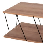 ΣΥΝΘΕΣΗ ΣΑΛΟΝΙΟΥ 2ΤΜΧ TARS HM11771.11 ΜΕΛΑΜΙΝΗ-ΜΕΤΑΛΛΟ ΦΥΣΙΚΟ OAK-ΜΑΥΡΟ