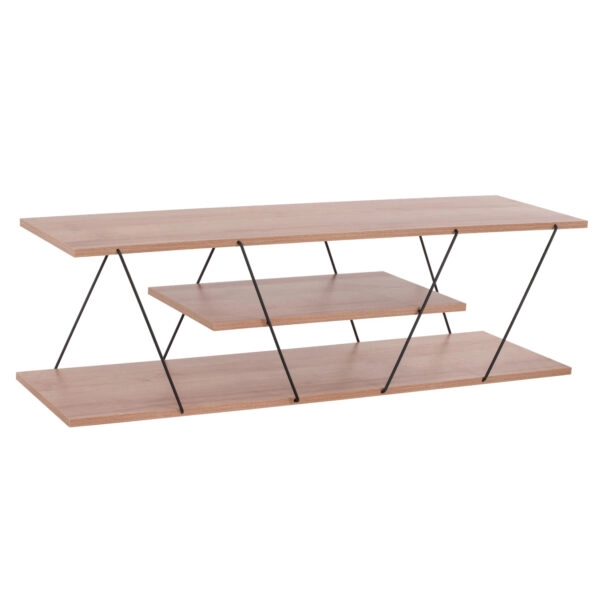 ΣΥΝΘΕΣΗ ΣΑΛΟΝΙΟΥ 2ΤΜΧ TARS HM11771.11 ΜΕΛΑΜΙΝΗ-ΜΕΤΑΛΛΟ ΦΥΣΙΚΟ OAK-ΜΑΥΡΟ