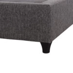 ΥΠΟΣΤΡΩΜΑ/ΚΡΕΒΑΤΙ ΥΠΕΡΔΙΠΛΟ SIGGY HM21217 ΓΚΡΙ ΥΦΑΣΜΑ--ΓΙΑ 160x200εκ.