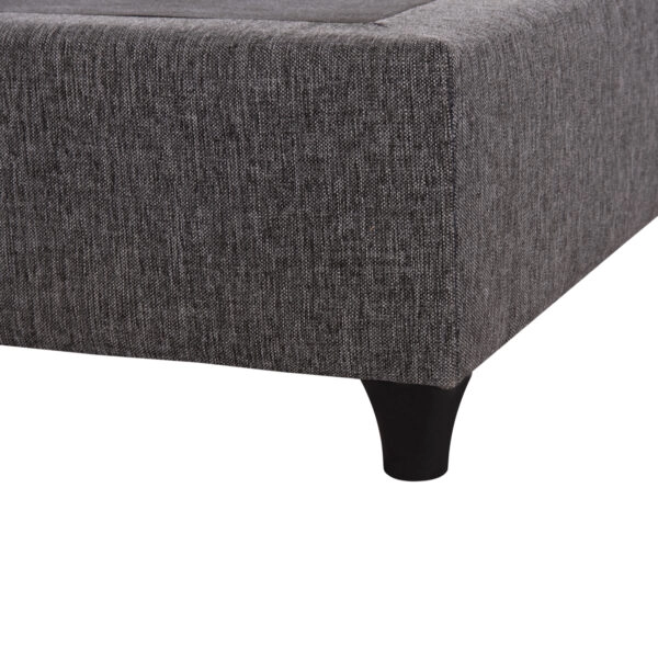 ΥΠΟΣΤΡΩΜΑ/ΚΡΕΒΑΤΙ ΥΠΕΡΔΙΠΛΟ SIGGY HM21217 ΓΚΡΙ ΥΦΑΣΜΑ--ΓΙΑ 160x200εκ.