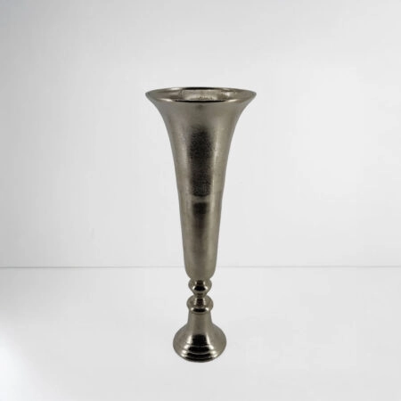 FLORES ΒΑΖΟ 19x19x55cm ΑΛΟΥΜΙΝΙΟ ΑΣΗΜΙ