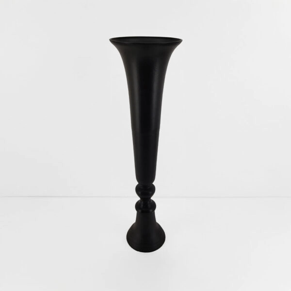 FLORES ΒΑΖΟ 20x20x71 ΑΛΟΥΜΙΝΙΟ ΜΑΥΡΟ