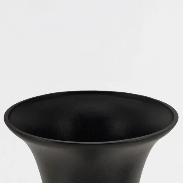 FLORES ΒΑΖΟ 20x20x71 ΑΛΟΥΜΙΝΙΟ ΜΑΥΡΟ