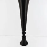 FLORES ΒΑΖΟ 20x20x71 ΑΛΟΥΜΙΝΙΟ ΜΑΥΡΟ